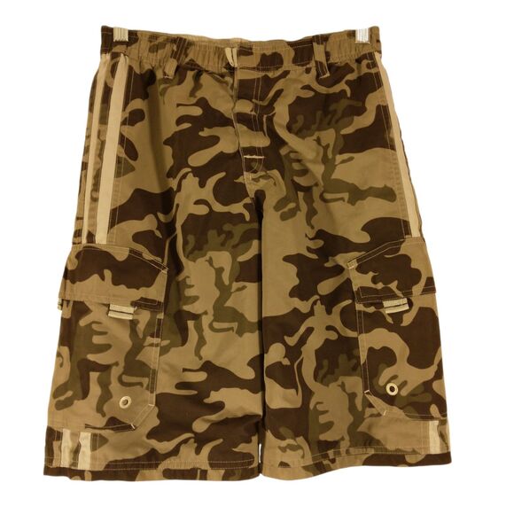 A.P. Co. reversible cargo shorts mens M Medium camo gray utility striped - Picture 1 of 11